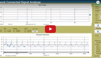 Neue Software für den Network Connected Signal Analyzer von Elektor