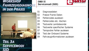 Gratis für Elektor-Leser: Videokurs „Fahrzeugdiagnose“ (Teil 3)