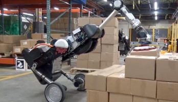Roboter-Modell Handle 2.0 von Boston Dynamics. Bild: Screenshot aus Video von Boston Dynamics.