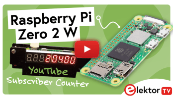 Raspberry Pi Zero 2 W Youtube Abonnentenzähler