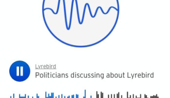 Obama und Trump diskutieren über Lyrebird. Bild: Lyrebird