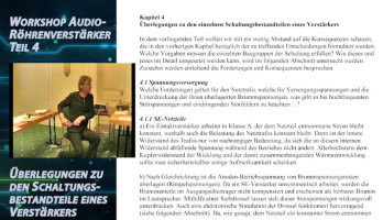 Gratis für Elektor-Leser: Videokurs „Audio-Röhrenverstärker“ Teil 4