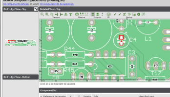 PCB Assembly Visualizer checkt Platine, Stückliste & Bestückungsplan