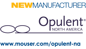 Mouser Electronics gibt ein globales Distributionsabkommen mit Opulent North America bekannt.