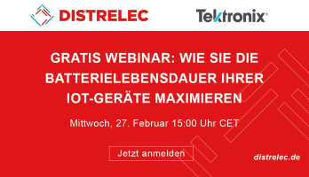 Distrelec-Webinar: Bauteilqualifizierung und Batteriesimulation