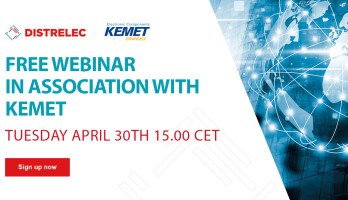 Distrelec und KEMET kündigen zweites Webinar der Distrelec Webinar Serie an