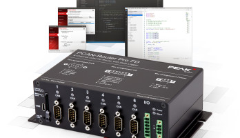 Frei programmierbarer 6-Kanal-Router und Datenlogger für CAN und CAN FD