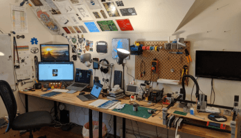 Mein Elektronik-Labor: Elektronik-Entwicklung und Video-Produktion in einem Raum