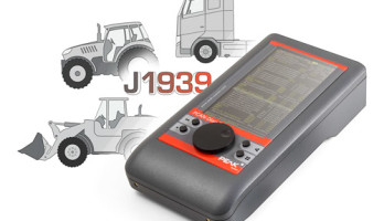 J1939 Add-in für das PCAN-Diag FD erweitert das Handheld-Gerät zum J1939-Monitor