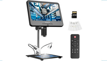 Das Andonstar AD210, ein erschwingliches Digitalmikroskop mit einem 10,1"-Display