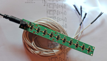 Zehnfache LED-Stromquelle: Strom für bis zu 100 LEDs konstant halten