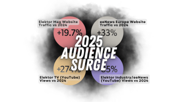 Elektor und eeNews Europe verzeichnen starken Publikumszuwachs im Jahr 2025