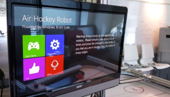 Airhockey mit Windows 10 for IoT