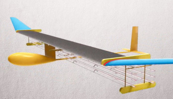 Ionenantrieb des Modellflugzeugs. Bild: MIT