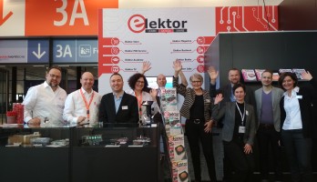 Das Elektor-Team (hier ein Bild aus 2018) freut sich schon auf regen Besuch!