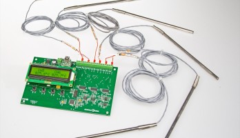6-Kanal-Temperaturmonitor/logger – Messungen von -240 °C bis +850 °C