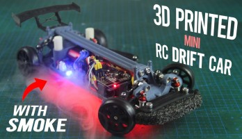 Bauen Sie ein 3D-gedrucktes Arduino-RC-Drift-Auto mit Raucheffekt!