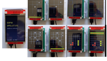 Drahtlose ESP32-Touchscreen-Spiele (ESP-MESH) - Spaß ohne Grenzen unterwegs!