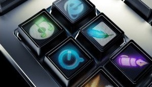 Un écran dans un clavier, à moins que ce soit le contraire