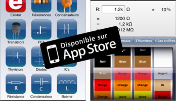 Application Electronic Toolbox d'Elektor sur iPad et iPhone : nouvelle version