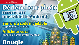 Une bougie électronique qui s'éteint quand on la souffle