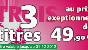 Le Père Noël est en route avec 3 ouvrages au choix pour moins de 50€