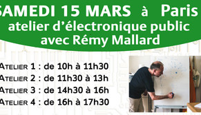 Atelier d’électronique pour les débutants avec Rémy Mallard