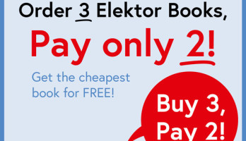 Achetez 3 livres Elektor, n’en payez que 2!