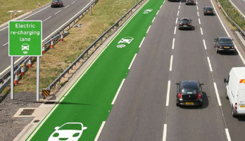 À terme, une voie spécifique pourrait être réservée aux véhicules électriques en mal de charge.