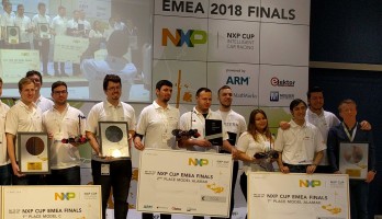 Finales de la NXP Cup EMEA 2018 chez Fraunhofer IIS, dans la ville où naquit Georg Ohm