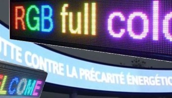 Message défilant en couleur avec des NeoPixels