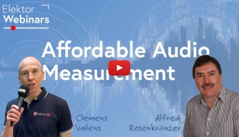 Revoir le webinaire : La mesure audio à un prix abordable