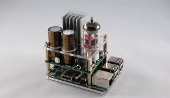 La carte d’extension « Hybrid Tube Amp » pour le RPi.