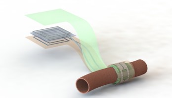 Capteur de circulation sanguine biodégradable, sans fil ni batterie