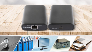 Adaptateur d’alim et de données Power over Ethernet vers USB-C normé  802.3bt