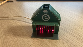 Cheminée de Noël DIY : Un puzzle 3D avec des PCB, des LED et un Raspberry Pi Pico