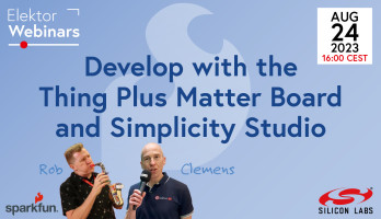 Webinaire : Développer avec le Thing Plus Matter Board et Simplicity Studio