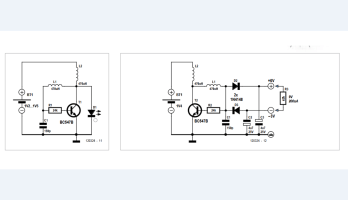 Circuit : Convertisseur de tension à transistor unique