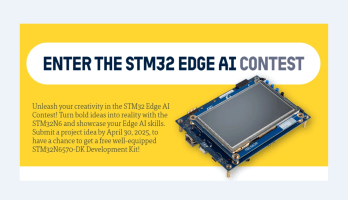 Concours STM32 Edge AI : Libérez votre créativité et montrez vos compétences