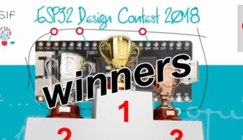 Concours de projets ESP32 2018 — les gagnants !