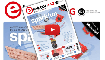Vidéo : Feuilleter le numéro de mars/avril 2021 du magazine Elektor