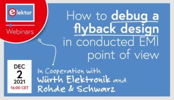 Webinar : déboguer une conception Flyback d'un point de vue IEM