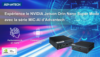Capacités IA optimisées avec le Super Mode de la série Jetson Orin Nano par Advantech