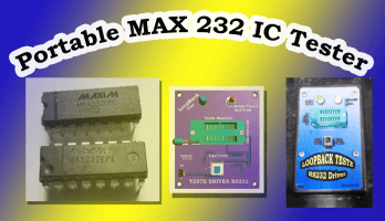 Construire un testeur MAX232 portable pratique