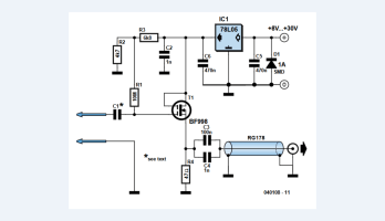 Circuito per Sonda Attiva da 1GHz