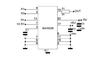 MAX038 - Generatore di segnali AF