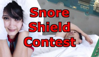 Vecht mee tegen snurken, doe mee met de Elektor Snore Shield Contest!