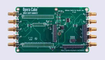 Opera Cake antenneschakelaar voor HackRF One