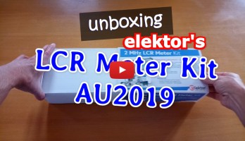 Unboxing van de Elektor LCR Meter Kit