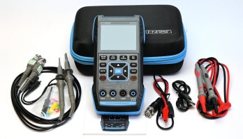 Fnirsi 2C53T 50 MHz tweekanaals oscilloscoop/multimeter/generator (review)